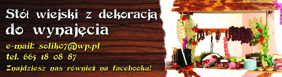 Wiejski Stół na wesele